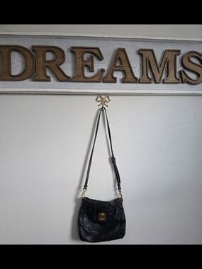 Marc Jacobs Cross Body Bag with Gold Hardware As Is